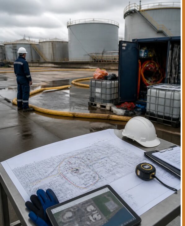 Разработка плана ликвидации разливов нефти в Боровичах
